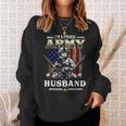 Im A Proud Army Husband Veteran Fathers Day 4Th Of July Sweatshirt Gifts for Her