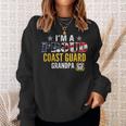 Im A Proud Coast Guard Grandpa American Flag Gift Veteran Sweatshirt Gifts for Her