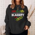 Im Blackity Black African American Black Power Junenth Sweatshirt Gifts for Her