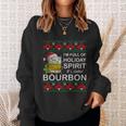 Im Full Of Holiday Spirit Bourbon Ugly Christmas Sweater Gift Sweatshirt Gifts for Her
