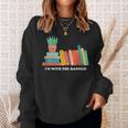 Im With The Banned Books Sweatshirt Gifts for Her
