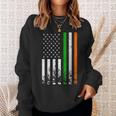 Irish American Flag Ireland Flag St Patricks Day Gift Lucky V3 Sweatshirt Gifts for Her