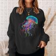 Jellyfish Ocean Animal Scuba Diving Jelly Fish Sweatshirt Gifts for Her