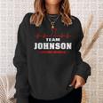 Johnson Surname Name Family Team Johnson Lifetime Member Men Women Sweatshirt Graphic Print Unisex Gifts for Her