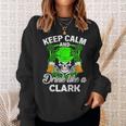 Keep Calm And Drink Like A Clark St Patricks Day Lucky Sweatshirt Gifts for Her