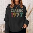 Klassisch 1977 Vintage 46 Geburtstag Geschenk Classic Sweatshirt Geschenke für Sie