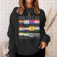 Know Your Flags - Lgbtq Gay Pride Flag Transgender Sweatshirt Gifts for Her