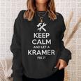 Kramer Funny Surname Birthday Family Tree Reunion Gift Idea Sweatshirt Gifts for Her