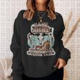 Last-Night We Let The Liquor Talk Cow Skull Western Country Sweatshirt Gifts for Her