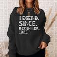 Legend Since December 1982 Geburtstagsfeier Frau Ehemann Sweatshirt Geschenke für Sie