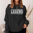 Legende Persönlicher Name Lustige Legende Sweatshirt Geschenke für Sie