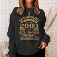 Legenden 2003 Geboren Sweatshirt, 20. Geburtstag Mann V2 Geschenke für Sie