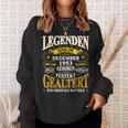 Legenden Dezember 1953 Geburtstag Sweatshirt, Lustiges 70. Jubiläums Tee Geschenke für Sie