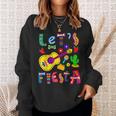 Lets Fiesta Cinco De Mayo Mexican Guitar Fiesta Sweatshirt Gifts for Her