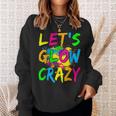 Lets Glow Crazy Glow Party 80S Retro Costume Party Lover Sweatshirt Gifts for Her