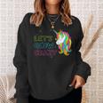 Lets Glow Crazy - Glow Party - Unicorn Lover - Birthday Sweatshirt Gifts for Her