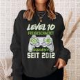 Level 10 Jahre Geburtstags Junge Gamer 2012 Geburtstag Sweatshirt Geschenke für Sie