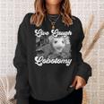 Live Laugh Lobotomy Opossum Funny Possum Lobotomies Sweatshirt Gifts for Her
