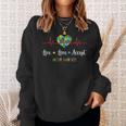 Live Love Accept In April We Wear Blue For Autism Awareness Sweatshirt Gifts for Her