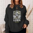Lubin Name- In Case Of Emergency My Blood Sweatshirt Gifts for Her