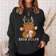 Lustiges Bierbrau-Rentier Sweatshirt Geschenke für Sie