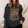 Lustiges Motorrad Sweatshirt für Herren, Achtung Alter Biker Opa Geschenke für Sie