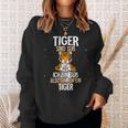 Lustiges Tiger Sweatshirt Tiger sind süß, also bin ich ein Tiger, Witziges Spruch-Sweatshirt Geschenke für Sie