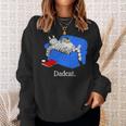Lzrcat Dadcat Sweatshirt Gifts for Her Lzrcat Dadcat Sweatshirt Gifts for Her