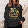 Made In 1973 48Th Birthday Gifts Cassette Tape Vintage Sweatshirt Gifts for Her