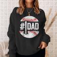 Mens 1 Dad Baseball Number One Daddy Son Gifts Fathers Day Sweatshirt Gifts for Her