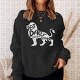 Mens Best Dad In The Pride Lands Lion Fathers Day Sweatshirt Gifts for Her