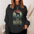 Mens Coolest Mini Schnauzie Papa Ever Fathers Day Schnauzer Sweatshirt Gifts for Her
