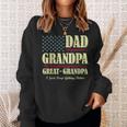 Mens Dad Grandpa Great Grandpa I Just Keep Getting Better Vintage Sweatshirt Gifts for Her