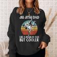 Mens Father’S Day Jiu Jitsu Dad Training Father Vintage Funny Sweatshirt Gifts for Her