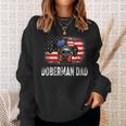 Mens Fun Doberman Dad American Flag Father’S Day Bbnk Sweatshirt Gifts for Her