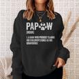 Mens Funny Best Dog Grandpa Ever Papaw Apparel Retro Grand Paw Sweatshirt Gifts for Her
