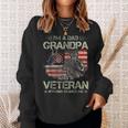 Mens Funny Im A Dad Grandpa Veteran Us Dad Gift Fathers Day Sweatshirt Gifts for Her
