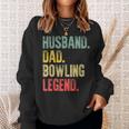 Mens Funny Vintage Bowling Men Husband Dad Legend Retro Sweatshirt Gifts for Her