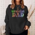 Mens Grateful Dad Vintage Fathers Day Gift Sweatshirt Gifts for Her