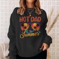 Mens Hot Dad Summer Father Grandpa Vintage Tropical Sunglasses Sweatshirt Gifts for Her