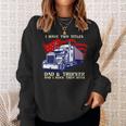 Mens I Have Two Titles Dad & Trucker I Rock Them Both Fathers Day V2 Sweatshirt Gifts for Her