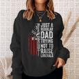 Mens Just A Regular Dad Trying Not To Raise Liberals Fathers Day Sweatshirt Gifts for Her