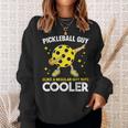Mens Pickleball For Men Funny Dabbing Pickleball Guy Sweatshirt Gifts for Her