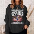 Mens Proud Son-In-Law Of An Air Force Veteran Freedom Isnt Free Men Women Sweatshirt Graphic Print Unisex Gifts for Her