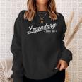 Mens Vintage 40Th Birthday Gift For Dad | Legendary Since 1981 Sweatshirt Gifts for Her
