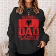 Mens Vintage Albanian Dad Albania Flag Design Fathers Day Sweatshirt Gifts for Her