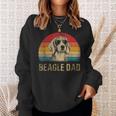 Mens Vintage Beagle Dad Funny Beagle Dog Dad Fathers Day Sweatshirt Gifts for Her