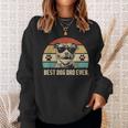 Mens Vintage Best Pitbull Dog Dad Ever Fathers Day Sweatshirt Gifts for Her