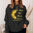 Mental Health Matters In May We Wear Green Mental Awareness Sweatshirt Gifts for Her