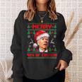 Merry 4Th Of Easter Funny Joe Biden Christmas Ugly Sweater V3 Men Women Sweatshirt Graphic Print Unisex Gifts for Her